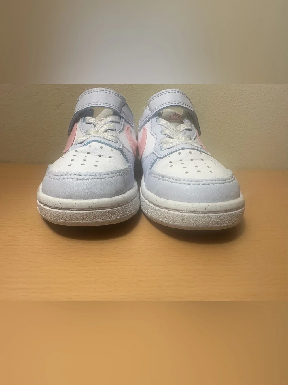 Nike Court Borough Low Essential White Rising Pink Shoes Size 11C